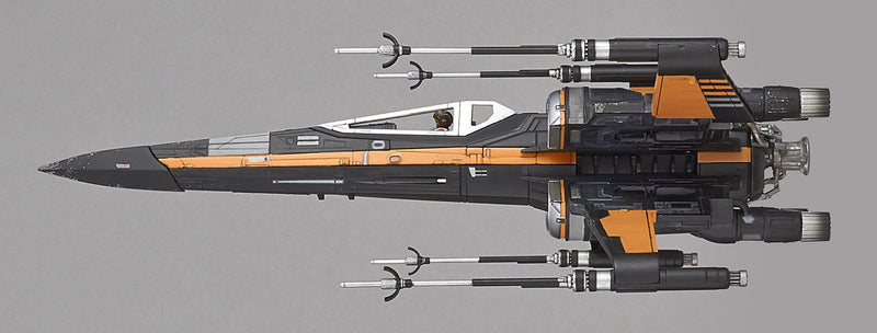 "Star Wars" 1/72 Boosted X Aeil Fighter Poe Plane (le dernier Jedi)