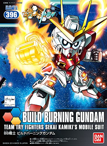 BG-011B Construction Burning Gundam SD Gundam BB Senshi (# 396), Gundam Build Fighters Essayez - Bandai