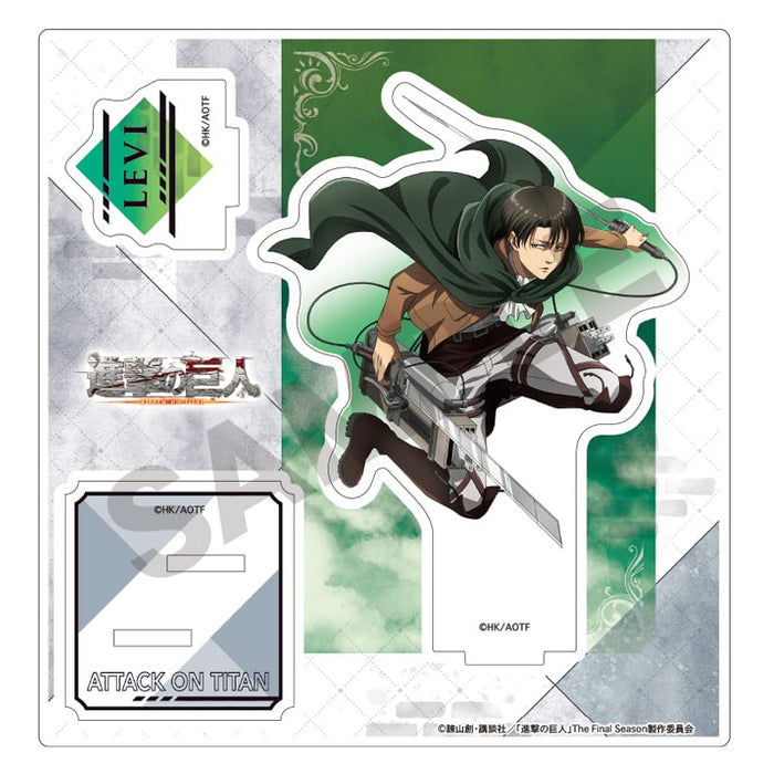 "Attack on Titan" Acrylic Stand Levi Action