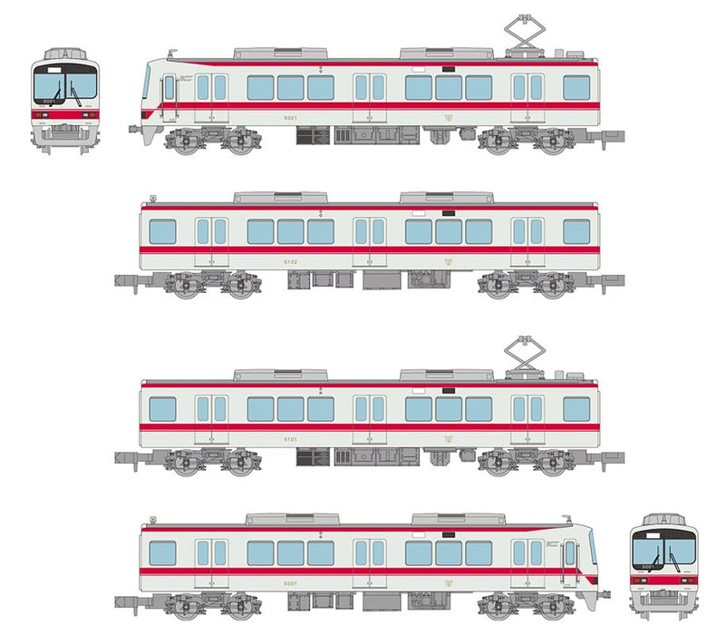 Railway Collection Kobe Electric Railway 5000 Series (5001 Formation) 4 Car Set A