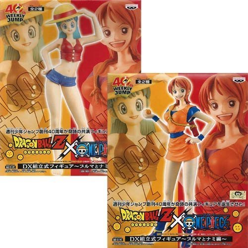 Dragon Ball Z Ã— One Piece DX Bulma x Nami set