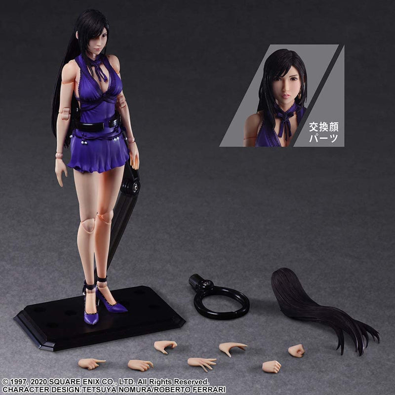 "Final Fantasy VII Remake" Play Arts Kai Tifa Lockhart -Dress Ver.-