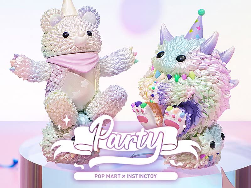 POPMART x INSTINCTOY Muckey & Monster Fluffy Party Set
