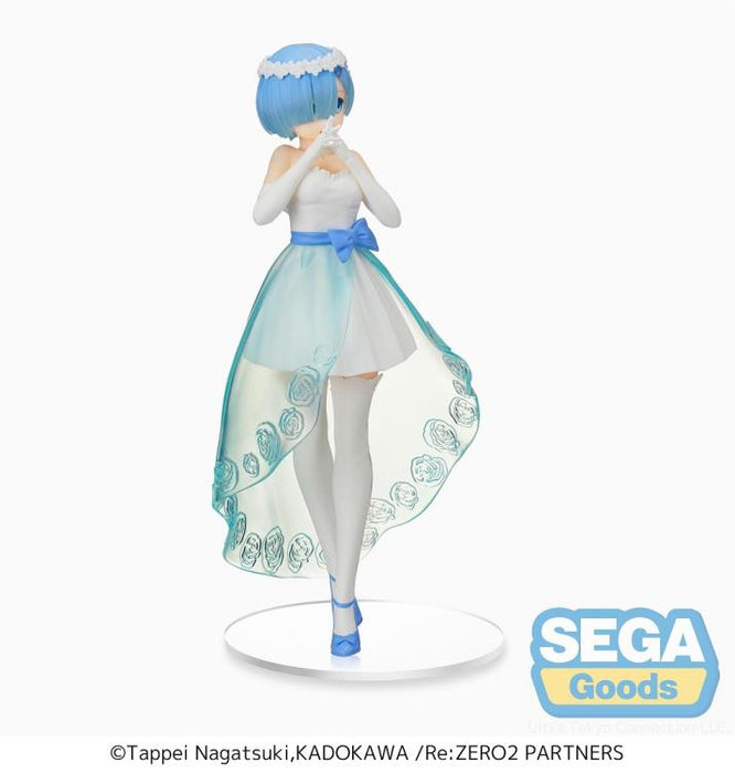 "Re: zéro départ de la vie dans un autre monde" SPM Figure Robe de mariée REM. (Sega)