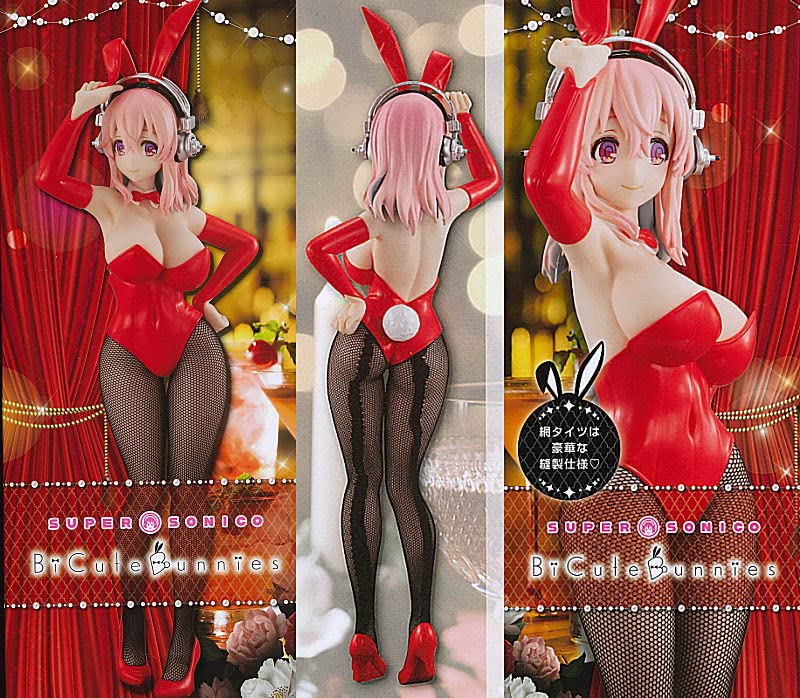 Super Sonico Bicute Bunnies Figure rote Farbe Ver