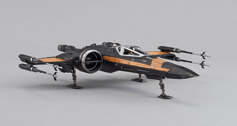 "Star Wars" 1/72 Boosted X Aeil Fighter Poe Plane (le dernier Jedi)