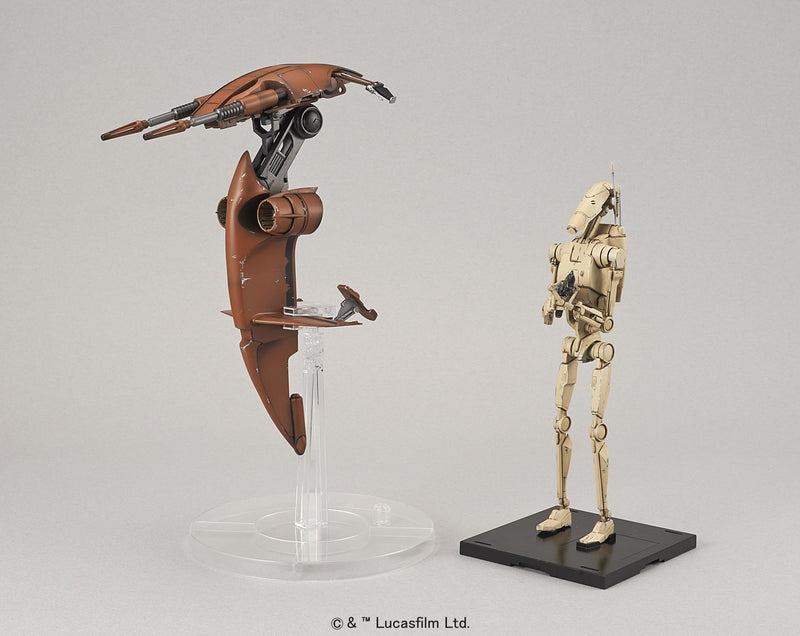 "Star Wars" 1/12 Battle Droid e Spap