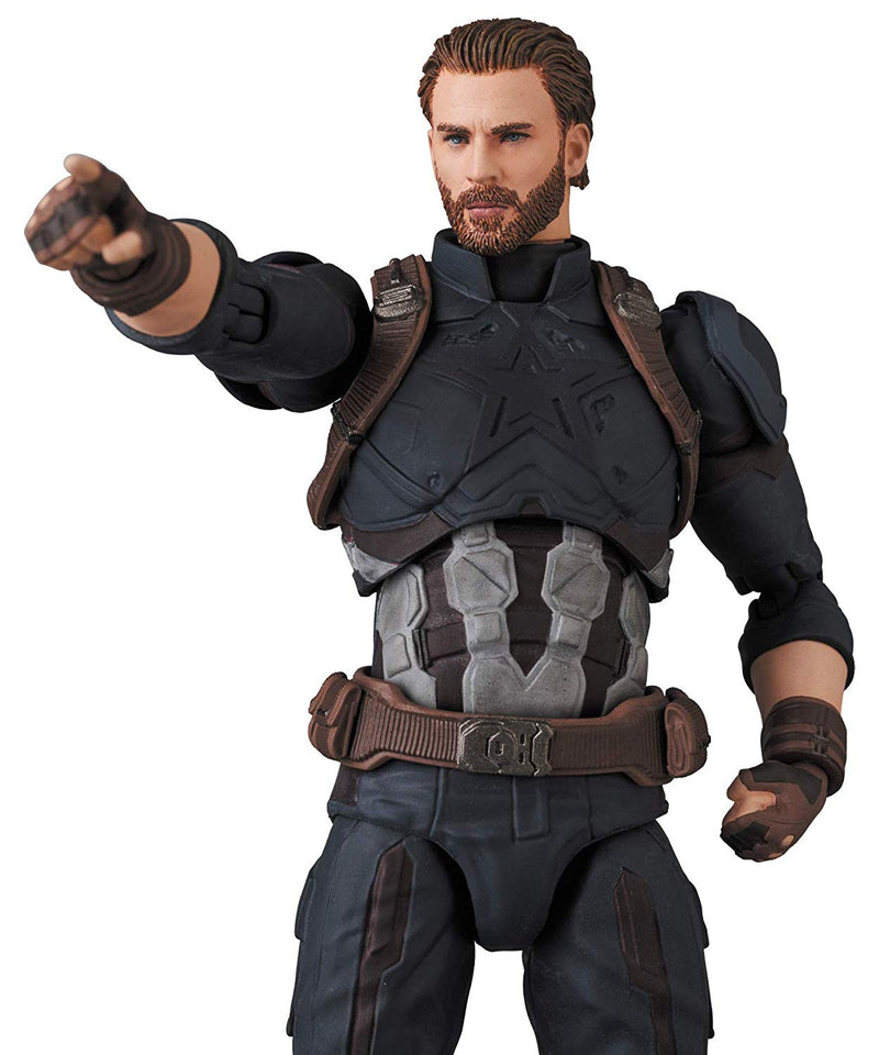 Avengers: Infinity War - Captain America - Mafex No.122 - Infinity War Ver. (Jouet Medicom)
