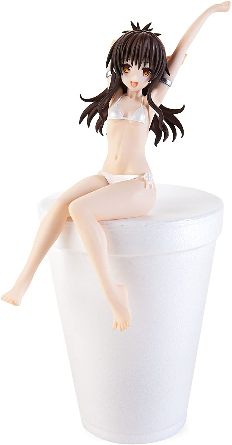 "To LOVEru Darkness" Noodle Stopper Figure Yuuki Mikan White Version