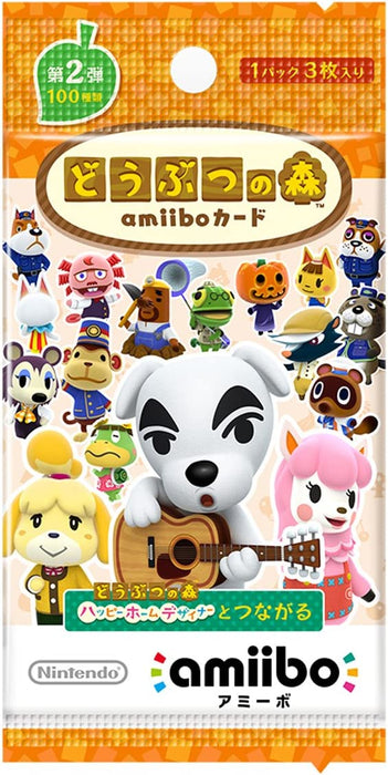 "Animal Crossing" amiibo Card Vol.2 1BOX (50 pack set)