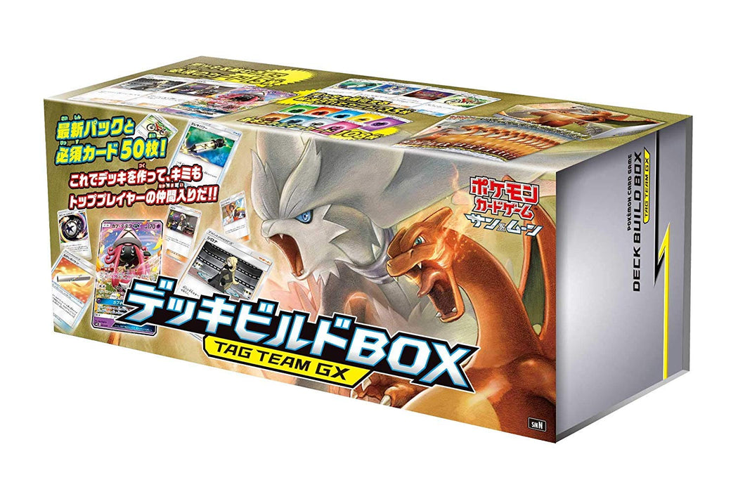 Pokemon Card jeu Sun & Moon Deck Build Box Tag Équipe GX