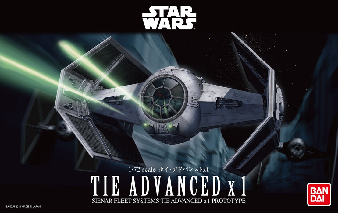 "Star Wars" 1/72 TIE - Advanced X1