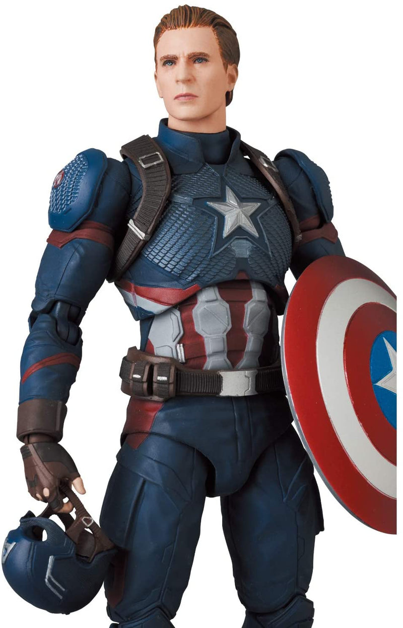 Avengers: EndGame - MAFEX (No.130) Captain America EndGame Ver. (Juguete de Medicom)