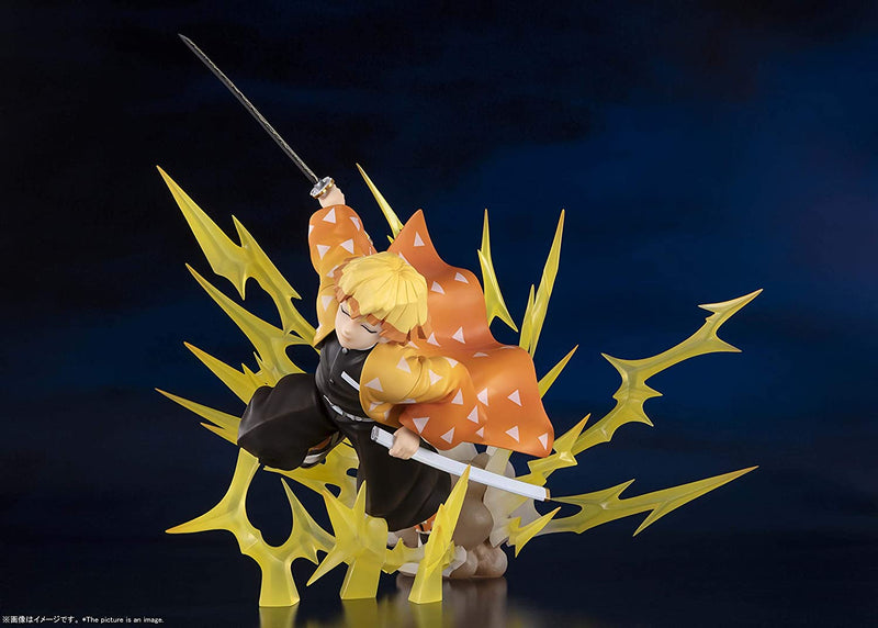 "Demon SLAYER: KIMETSU No Yaiba" Figuarts zéro Agatsuma Zenitsu Thunder Respiration (Spiritueux Bandai)