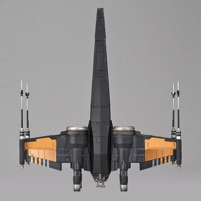 "Star Wars" 1/72 proseguita X Wing Fighter Poe Plane Plane (The Last Jedi)
