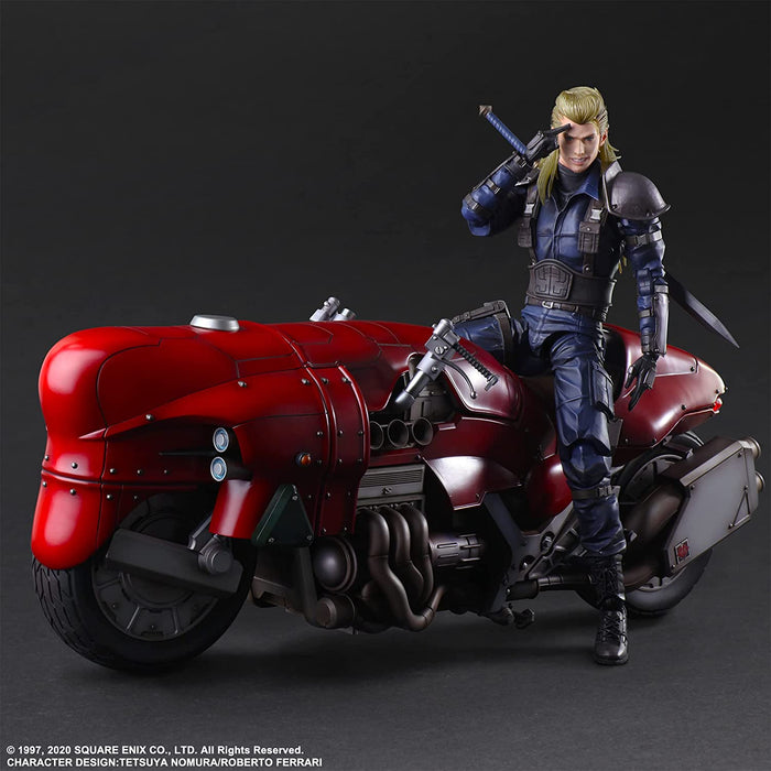 "Final Fantasy VII Remake" Play Arts Kai Roche & Motorcycle Set