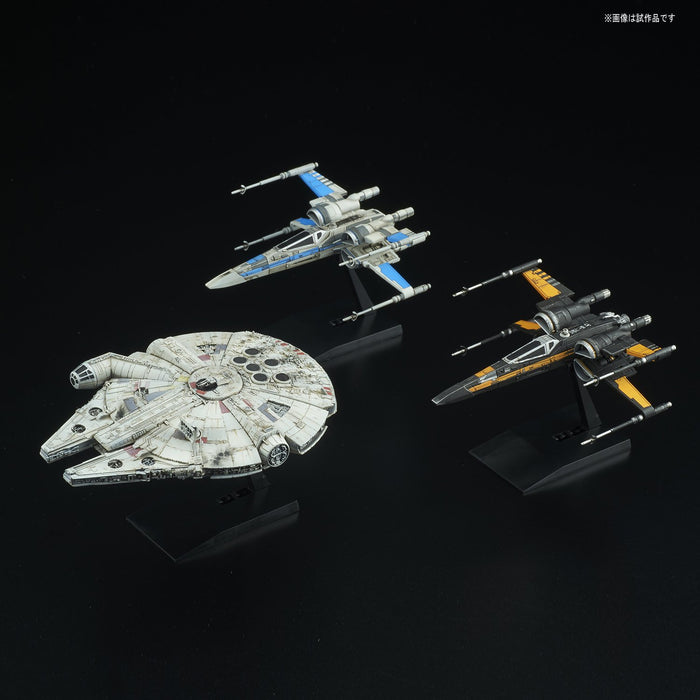 "Star Wars" 1/144 y 1/350 Conjunto de vehículos de resistencia (The Last Jedi)