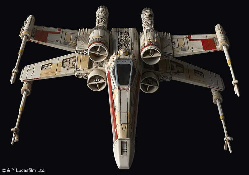 Star Wars 1 / 72 X - wing Starfighter Red Team package