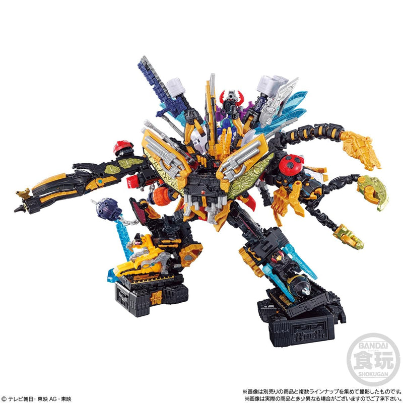 "Ohsama Sentai King Ohger" Mini Pla Shugods Gattai Series 04 King Caucasuskabuto & Guardian Hercules Set