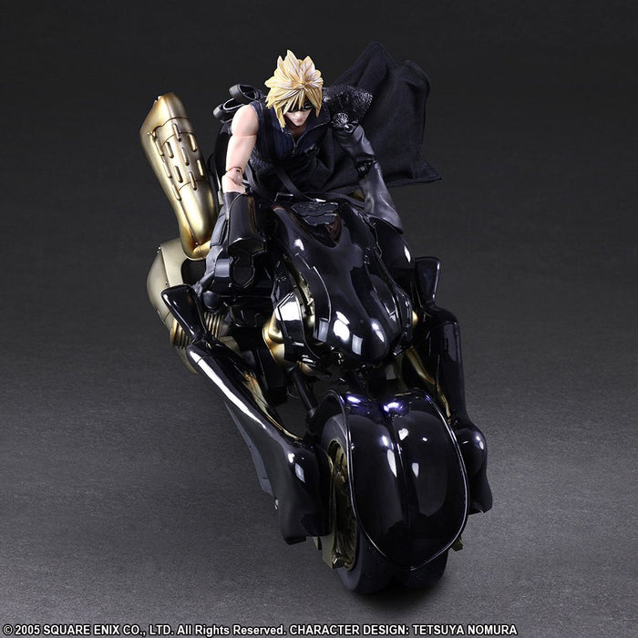 "Final Fantasy VII Advent Children" Play Arts Kai Cloud Strife & Fenrir