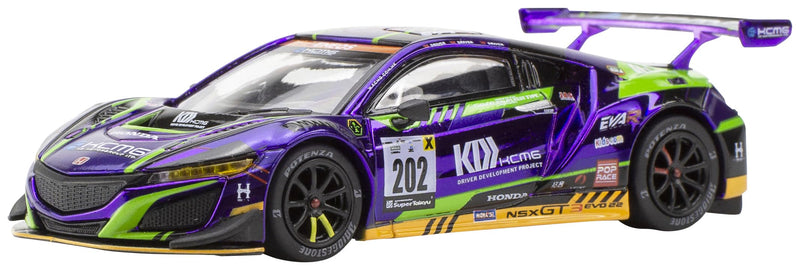 "Evangelion" 1/64 EVA RT TEST TYPE-01 NSX GT3