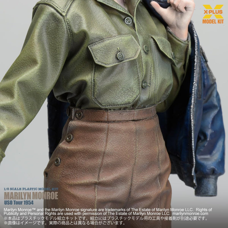1/8 Scale Marilyn Monroe (USO Tour 1954) Plastic Model Kit