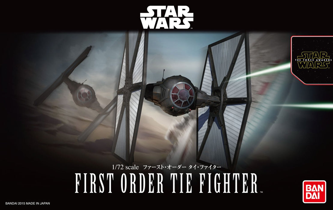 "Star Wars" 1/72 First Order Tie Fighter