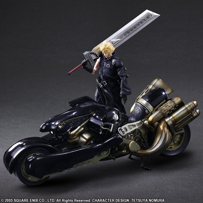 "Final Fantasy VII Advent Children" Play Arts Kai Cloud Strife & Fenrir