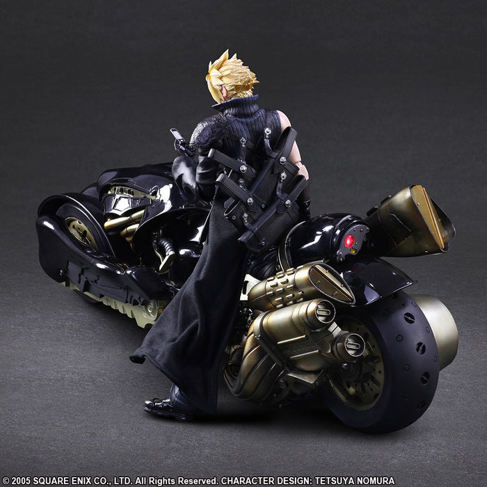 "Final Fantasy VII Advent Children" Play Arts Kai Cloud Strife & Fenrir