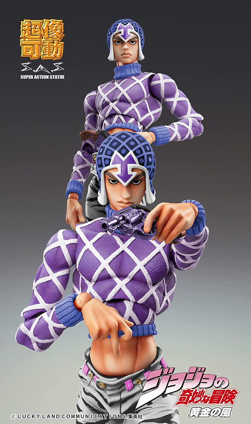 "JoJo's Bizarre Adventure -Part V-" Super Action Statue Guido Mista & Sex Pistols, Third