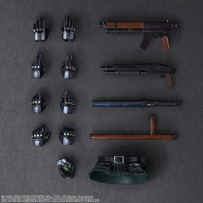 "Final Fantasy VII Remake" Play Arts Kai Shinra Elite Security Officer & Motorcycle Set