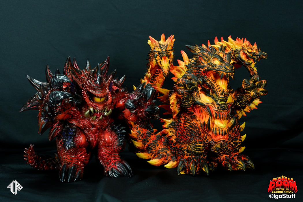 KAIJU DOOM Battle of the Demon Gods! TURTLE DEMON & LIZARD DEMON