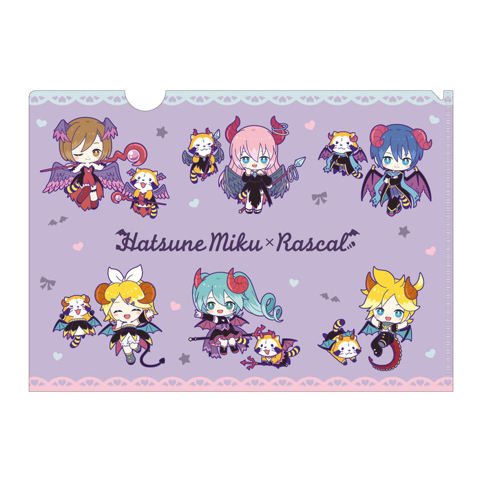 Hatsune Miku x "Rascal the Raccoon" 2023 A4 Clear File