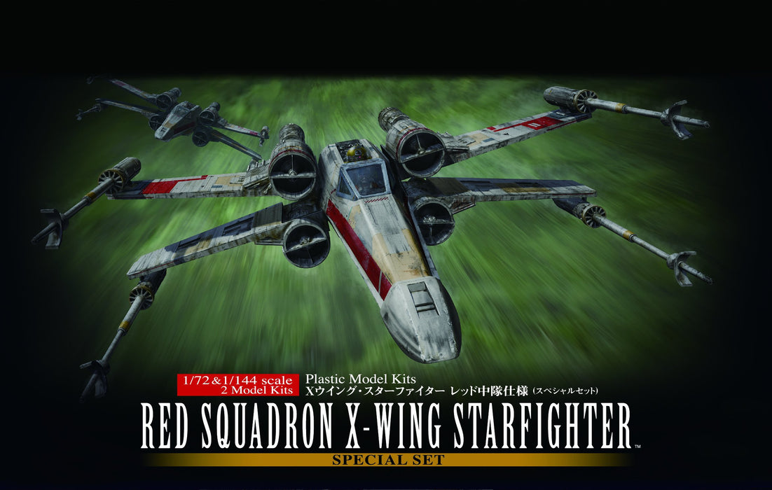 Set Especial" Star Wars " 1/72 X-Wing Starfighter Equipo Rojo