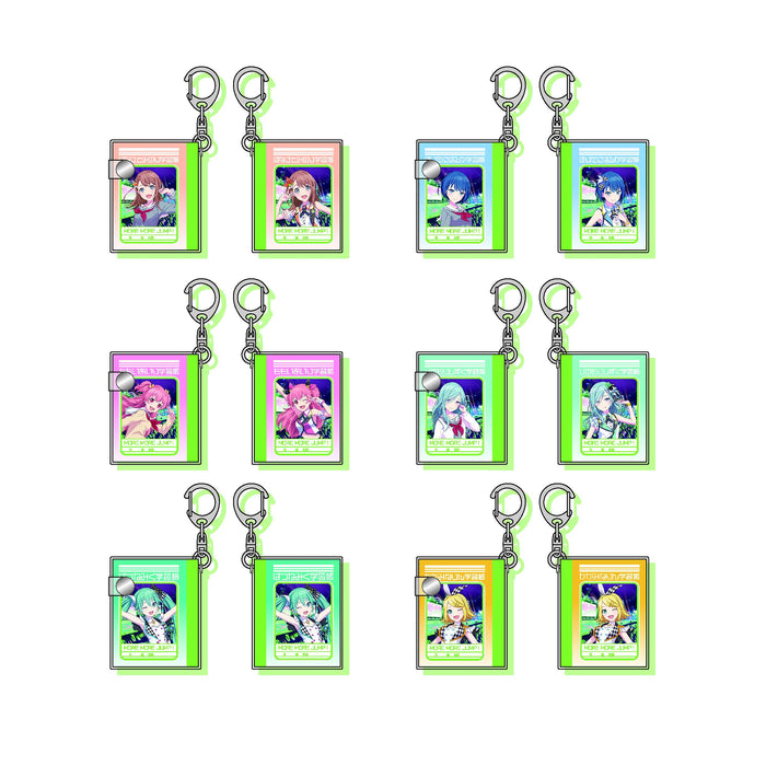 "Project SEKAI Colorful Stage! feat. Hatsune Miku" Mini Mini Study Notebook Key Chain Collection B MORE MORE JUMP!