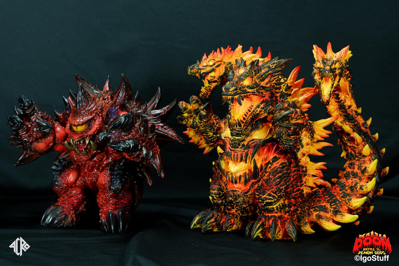 KAIJU DOOM Battle of the Demon Gods! TURTLE DEMON & LIZARD DEMON