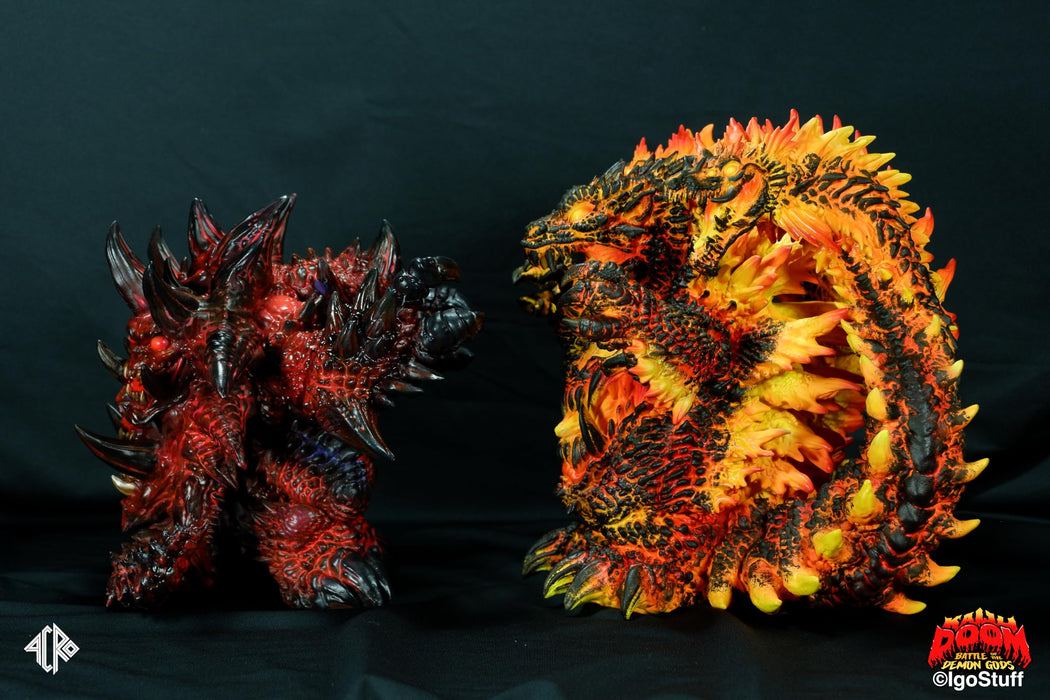 KAIJU DOOM Battle of the Demon Gods! TURTLE DEMON & LIZARD DEMON