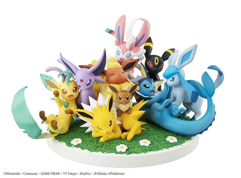Blacky |&amp;| Booster |&amp;| Eievui |&amp;| Eifie |&amp;| Glazias |&amp;| Leafia |&amp;| Ninfia |&amp;| Duschen |&amp;| Donner-Pocket-Monster - MegaHouse