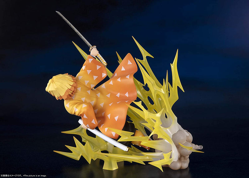 "Demon SLAYER: KIMETSU No Yaiba" Figuarts zéro Agatsuma Zenitsu Thunder Respiration (Spiritueux Bandai)