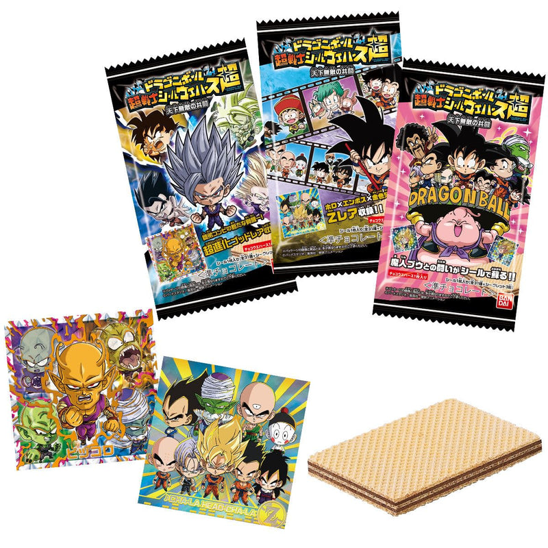 "Dragon Ball" Chosenshi Sticker Wafer Card Super Tenkamuteki no Kyoutou