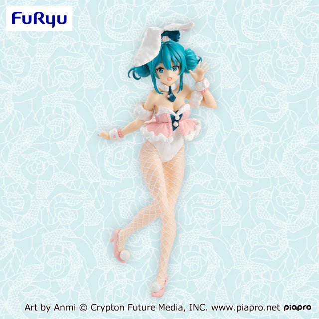 "Vocaloid Hatsune Miku" BiCute Bunnies Hatsune Miku -White Rabbit Baby Pink-