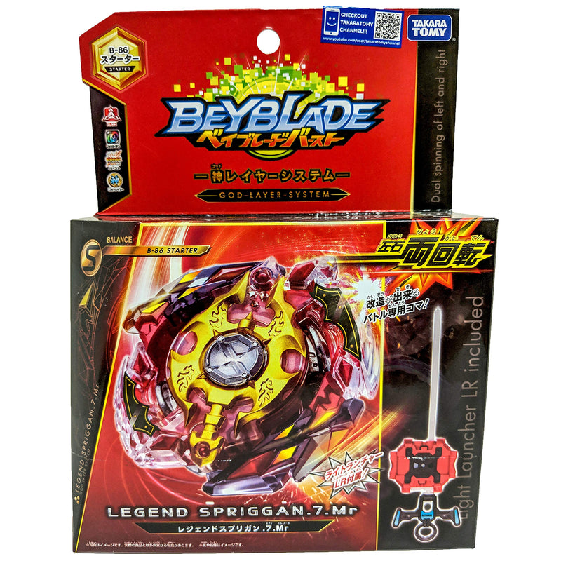 Beyblade Burst B-86 Starter Legend Spriggan .7.Mr