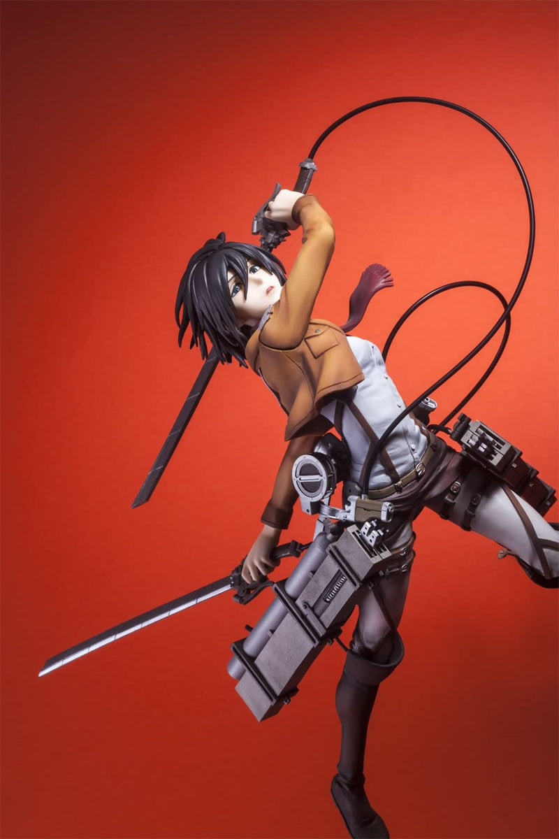 Mikasa Hdge técnica estatua Nº 5 de Ataque en Titán