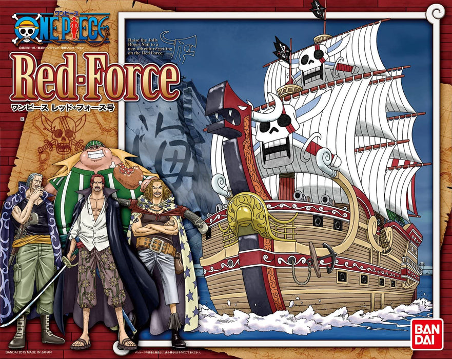 Bandai Modèle Kit One Piece Shanks Collection de navires de navigation de la Force Rouge