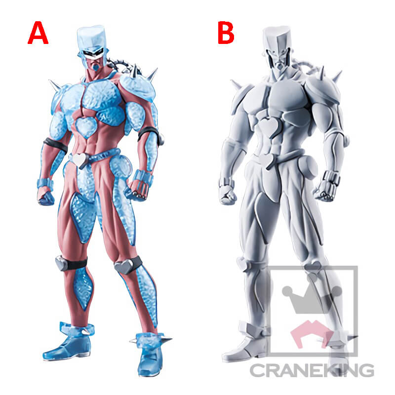 Crazy Diamond Set( Normal + Plaster Color version) Jojo's Figure Gallery 8 Diamond wa Kudakenai, Jojo no Kimyou na Bouken - Banpresto