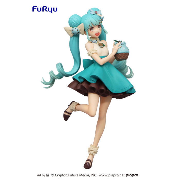 "Vocaloid Hatsune Miku" Sweetsweets Series Figura Cioccolato Mint Ver. (Furyu)