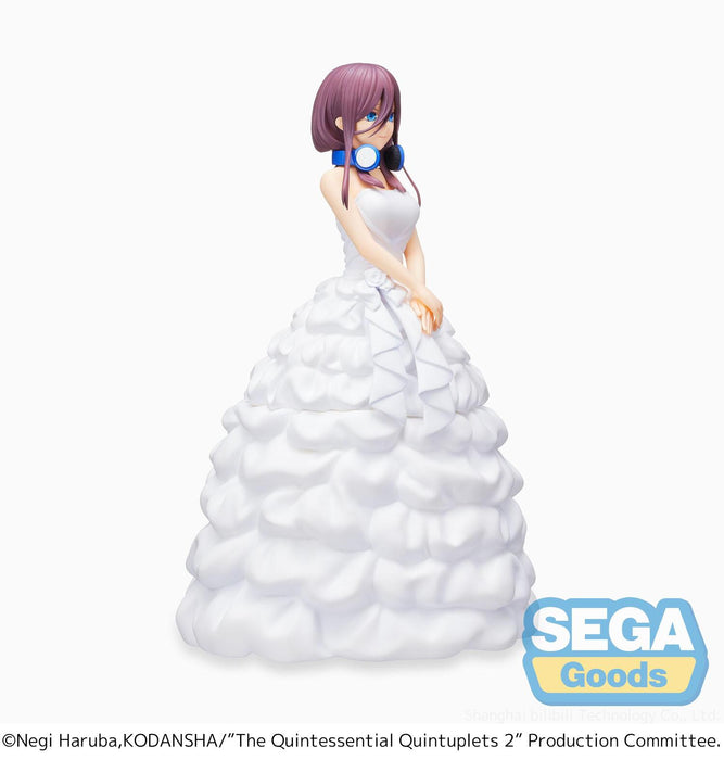 "Les quintuplés quintessentiels / gotoubun no Hanayome" SPM Figure Robe de mariée Nakano Miku Ver. (Sega)