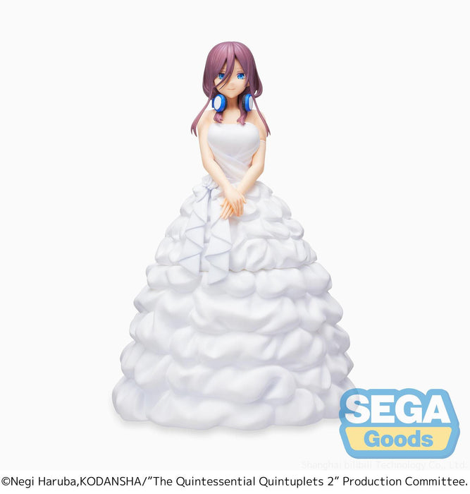"Les quintuplés quintessentiels / gotoubun no Hanayome" SPM Figure Robe de mariée Nakano Miku Ver. (Sega)