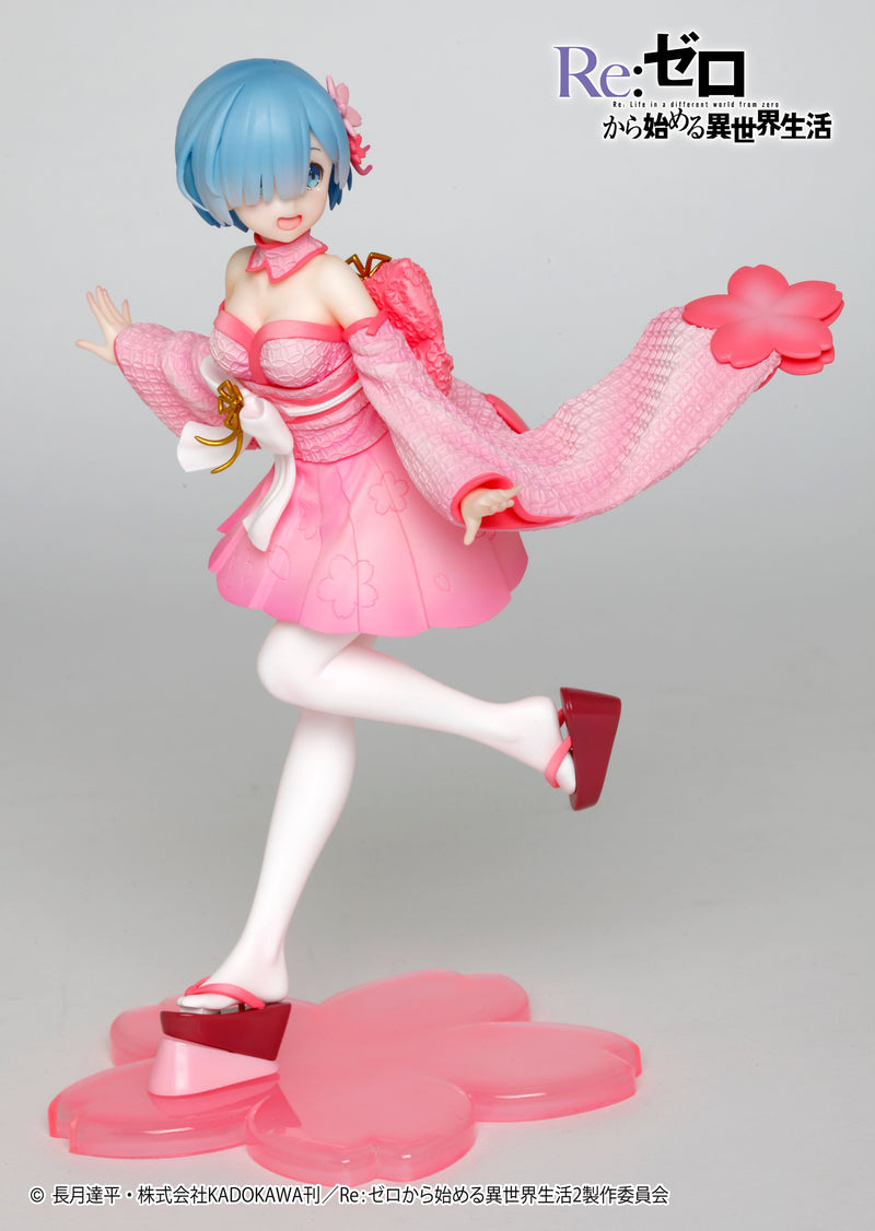 "Re:Zero Starting Life in Another World" Precious Figure Rem SAKURA Ver.