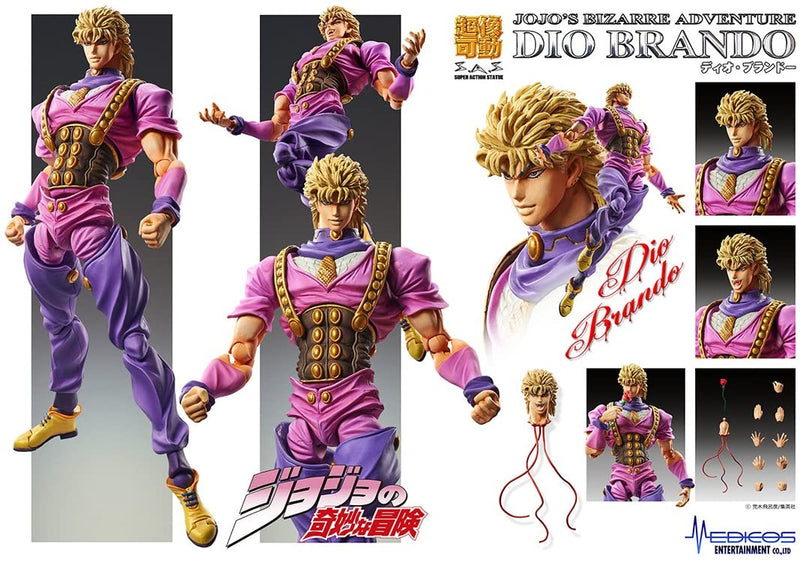 Super Acción de la Estatua de Jojo's Bizarre Adventure Dio Brando